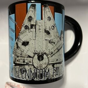 Star Wars Millennium Falcon ceramic mug Zack designs surprise inside gently used